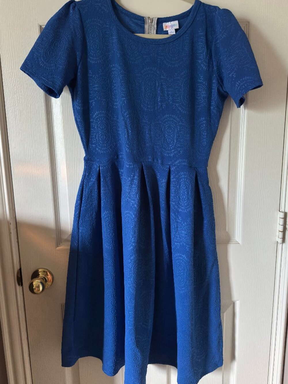 Blue Lularoe Amelia Dress